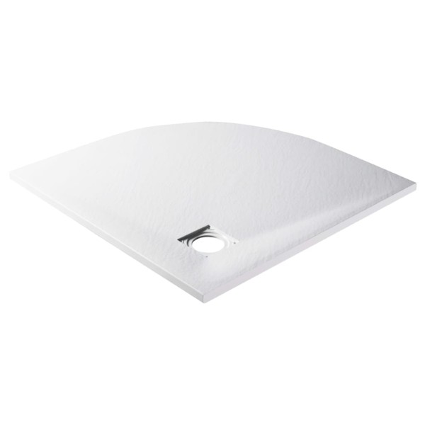 Shower tray, white, 90x90 cm, cast sheet combination