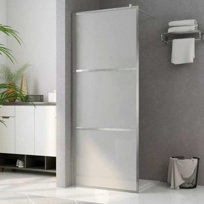 Shower wall with full matt...