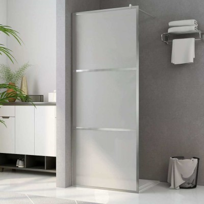 Shower wall with full matt...