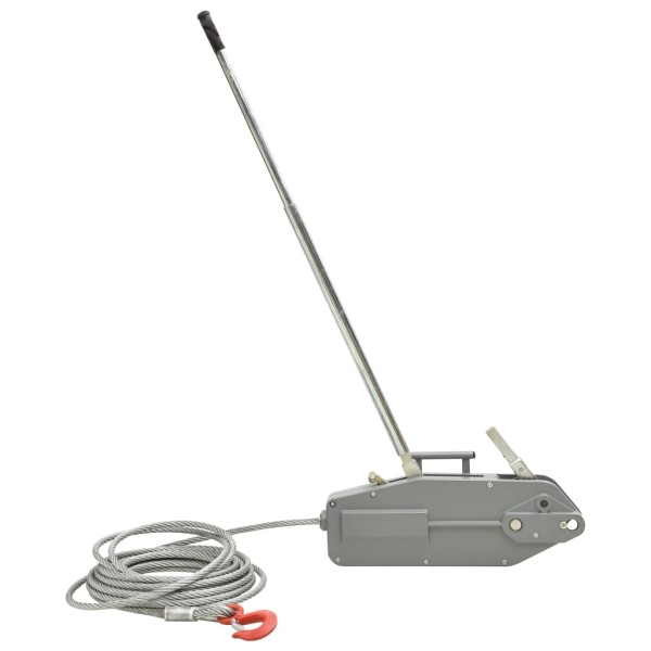 Winch with wire rope, 3200 kg