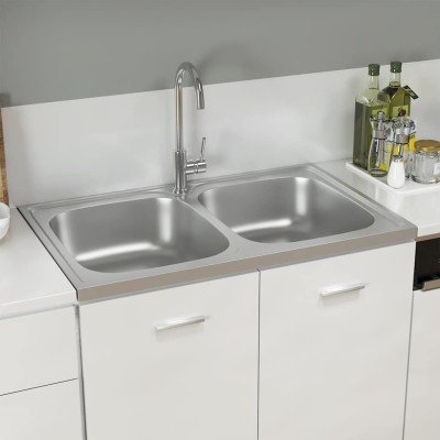Kitchen with two bowls,...