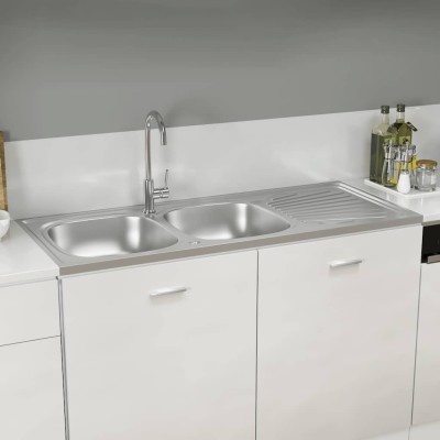 Kitchen with two bowls,...