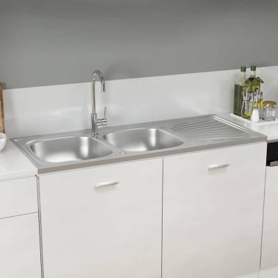 Kitchen with two bowls,...