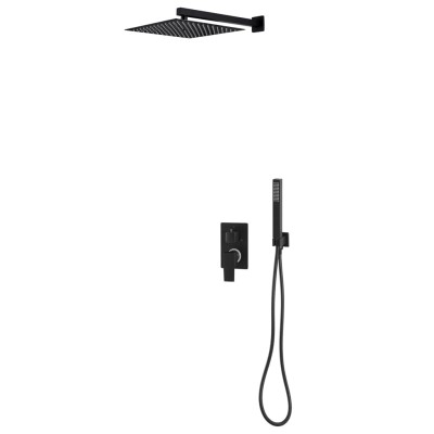 Shower system, black,...