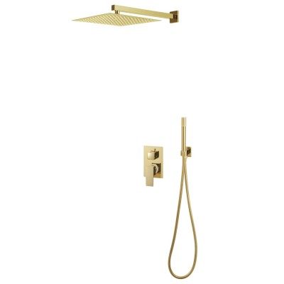 Shower system, gold color,...