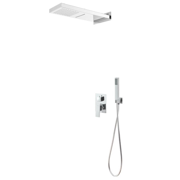 Shower system, silver color, stainless steel 201