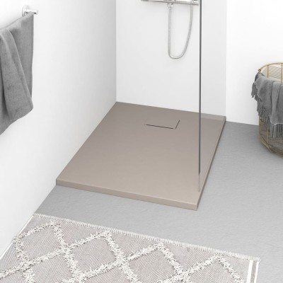 Shower tray, brown, 90x70...