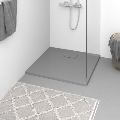 Shower tray, grey, 80x80cm,...