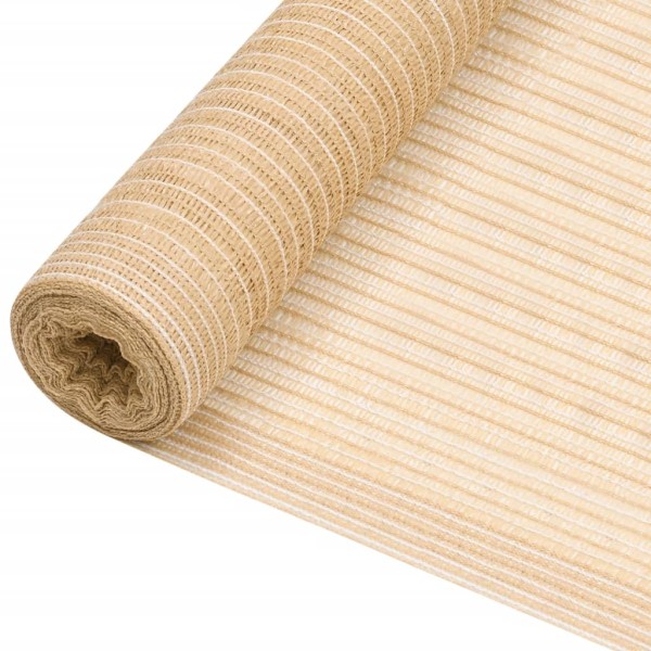 Privacy granting grid, sand, 3.6x25m, HDPE