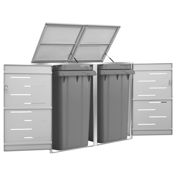 Double container shelter, 138x77,5x112,5 cm, steel