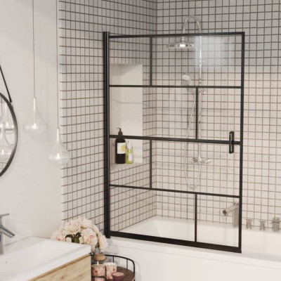 Shower partition, black,...