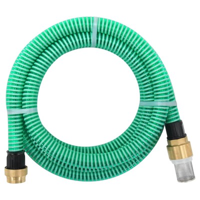 Suction hose with brass...