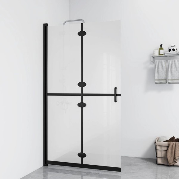 Folding shower, matt, 120x190cm, ESG glass