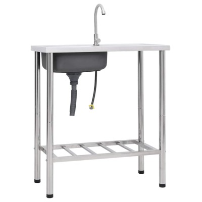 Camping sink with mixer,...