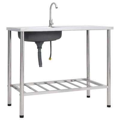 Camping sink with mixer,...