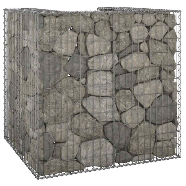 Gabion wall for container, 110x100x110cm, steel