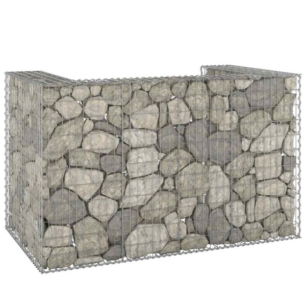 Gabion wall for containers, 180x100x110cm, steel