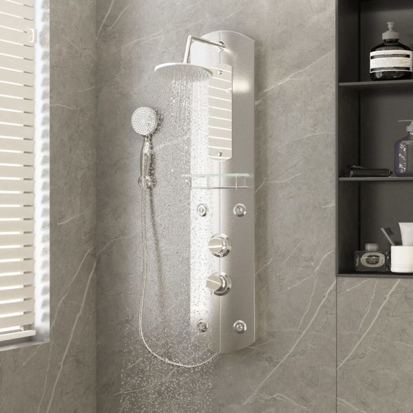 Shower System, 25x43x110cm, silver color