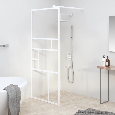 Shower wall, white,...