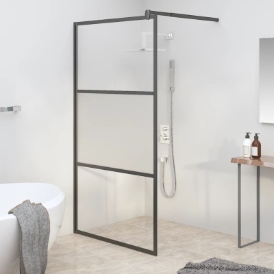 Shower wall, black,...