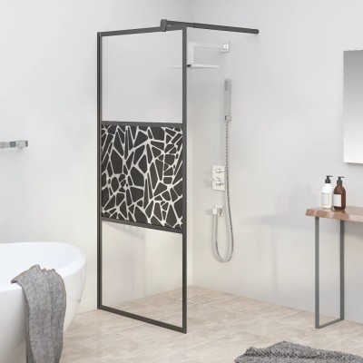 Shower wall, black,...