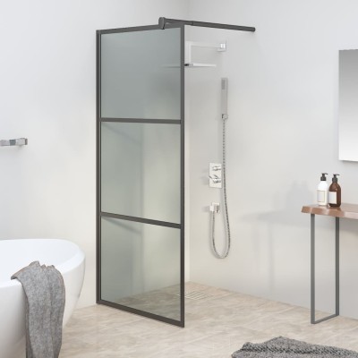 Shower wall, black,...