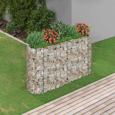 Gabion trough,...