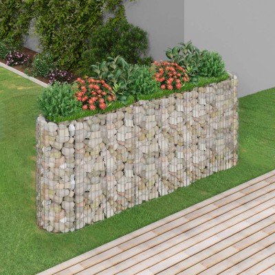 Gabion trough,...