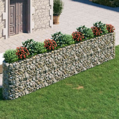 Gabion trough,...