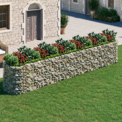 Gabion trough,...