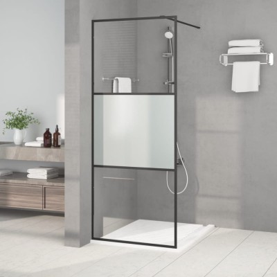 Shower wall, black,...