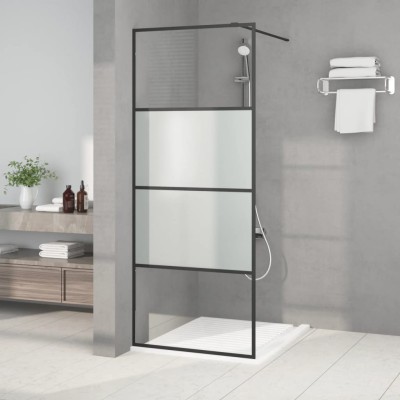 Shower wall, black,...