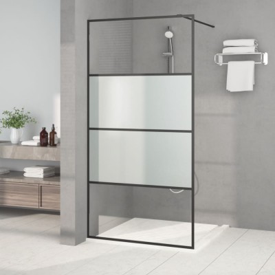 Shower wall, black,...