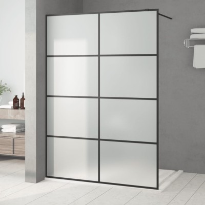 Shower wall, black,...