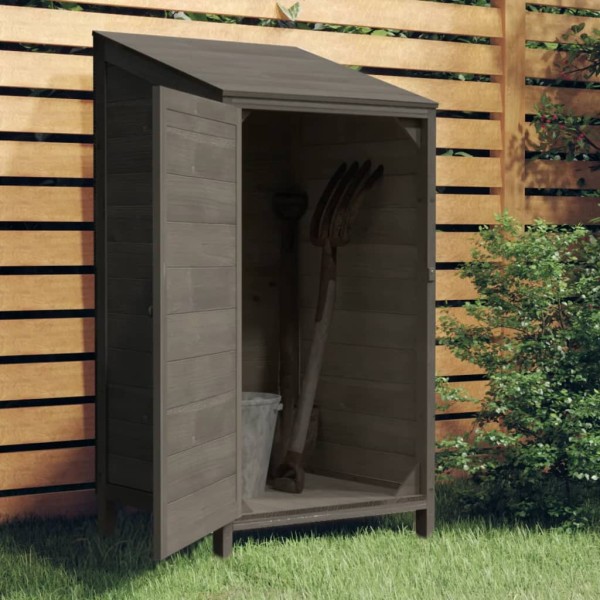 Garden shed, anthracite, 55x52x112cm, spruce wood