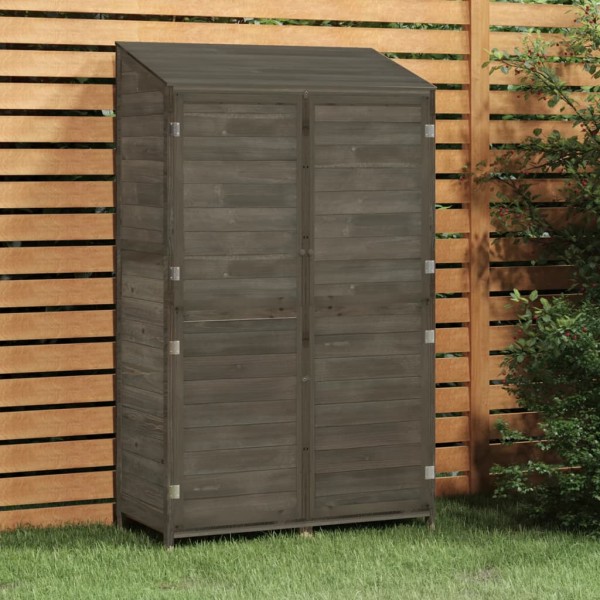 Garden shed, anthracite, 102x52x174,5cm, spruce wood