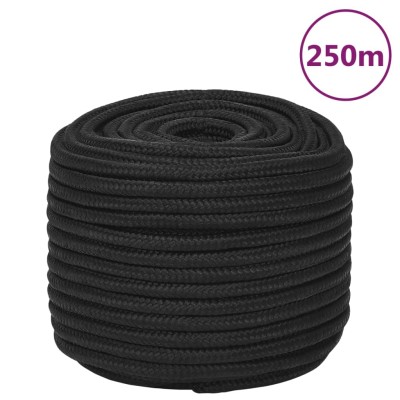 Boat rope, full black,...