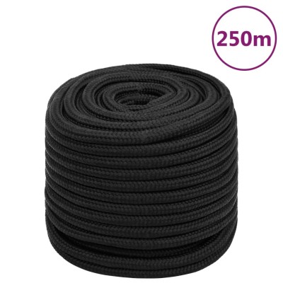 Boat rope, full black,...