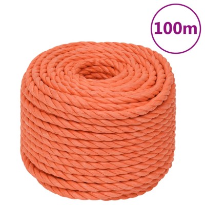 Working rope, orange, 24mm,...