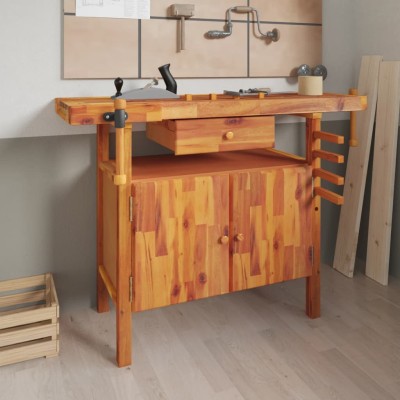 Desktop with drawer and...