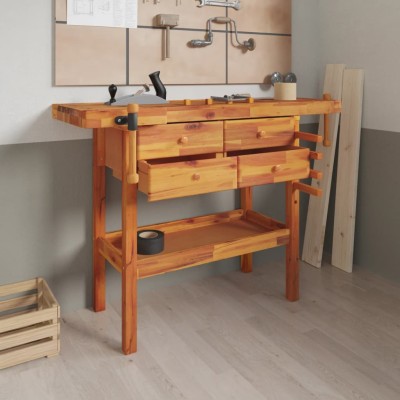 Desktop with drawers and...