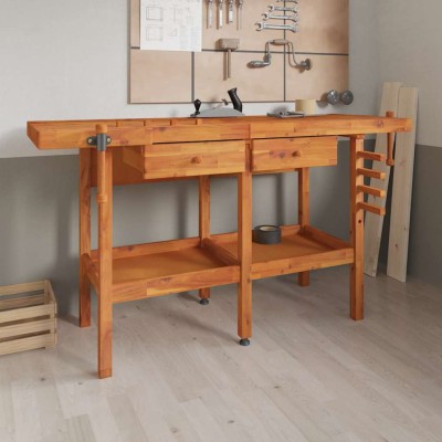 Desktop with drawers and...