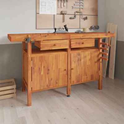 Desktop with drawers and...