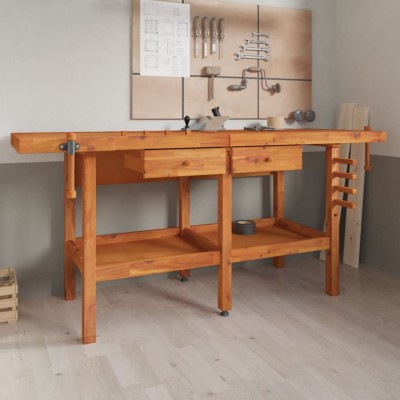 Desktop with drawers and...