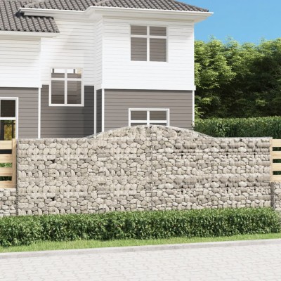 Curved gable basket,...