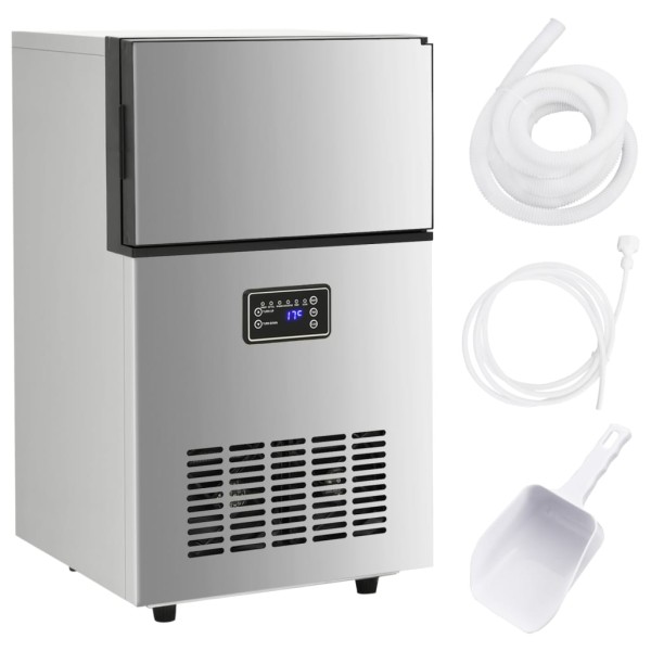 Ice Machine, silver, 45kg / 24h.