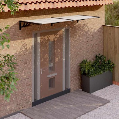 Roof for doors, black and...