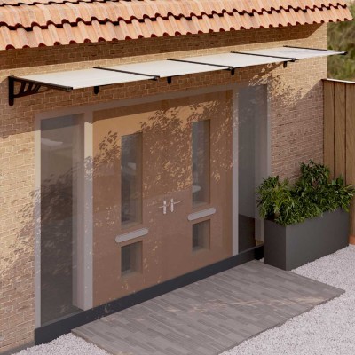 Roof for doors, black and...