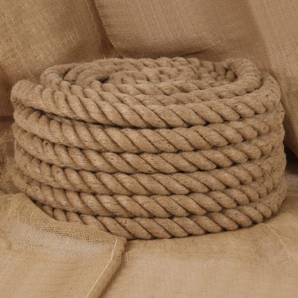 Jute rope, 25 m long, 40 mm thick
