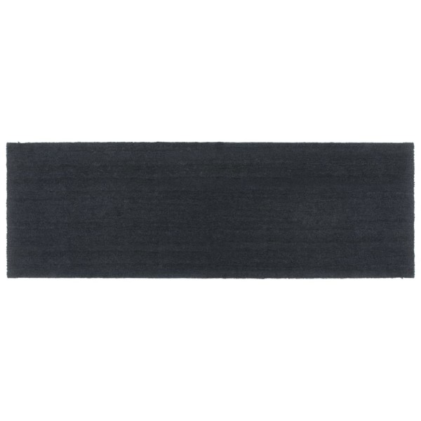 Door mat, dark grey, 100x300cm, coconut fiber